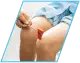 Doctor tapping a patients knee