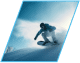 Person snowboarding