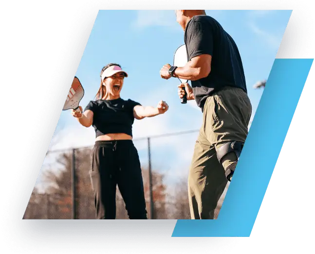 pickleball players