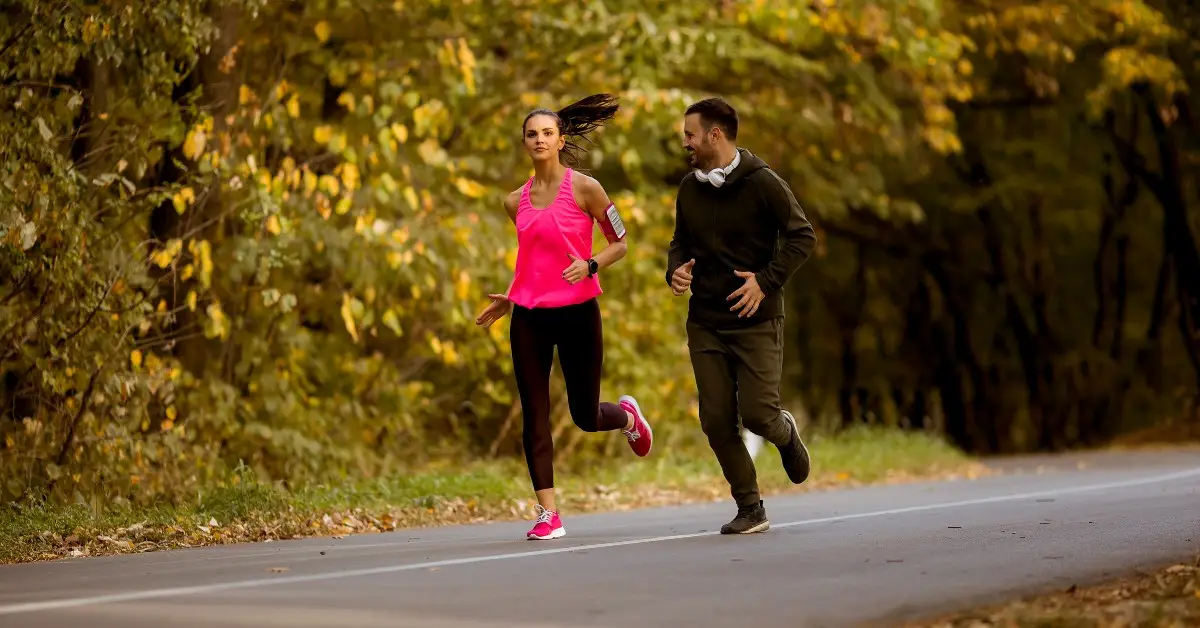 couple running