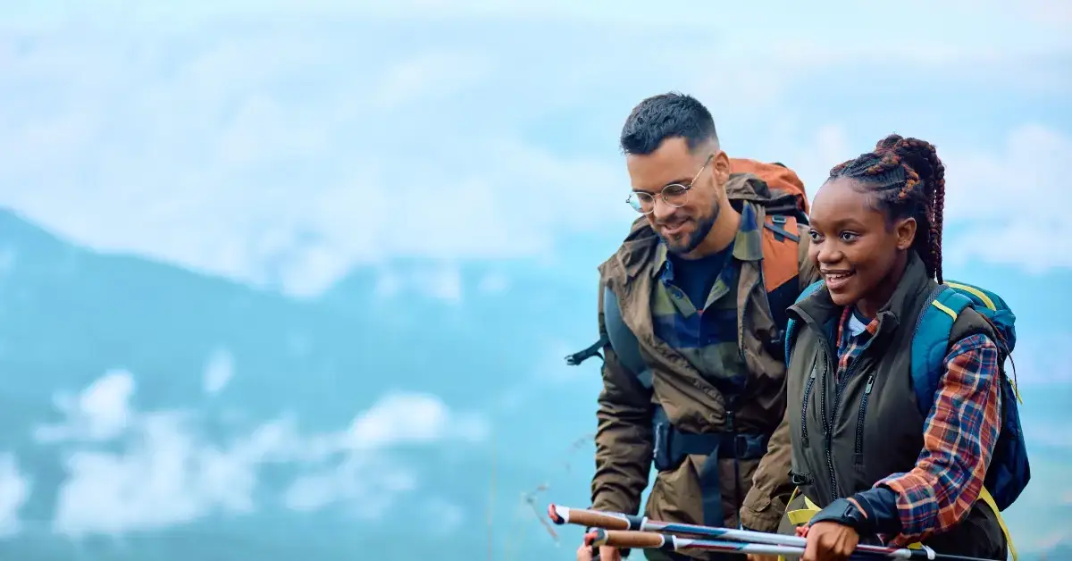 couple hiking